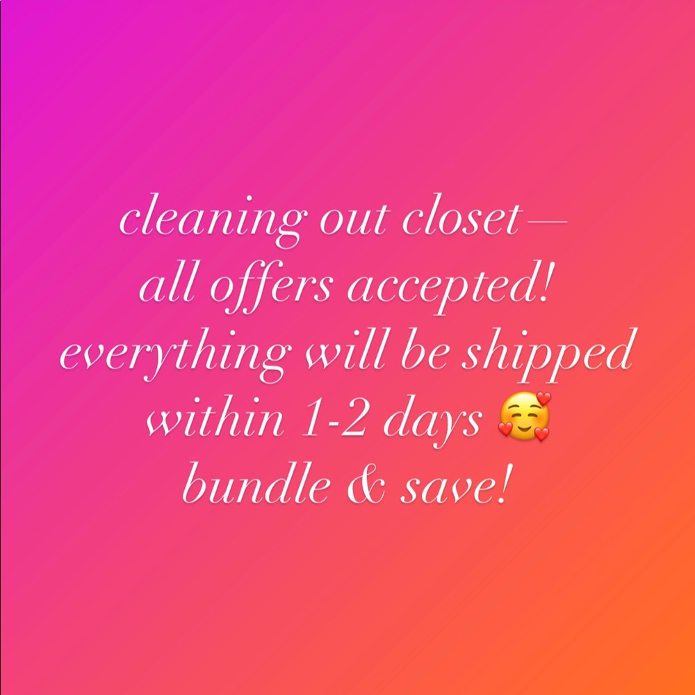 CLOSET CLEANOUT!